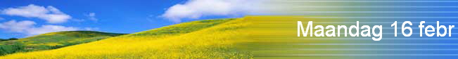 Maandag 16 febr