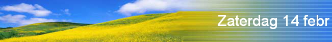 Zaterdag 14 febr