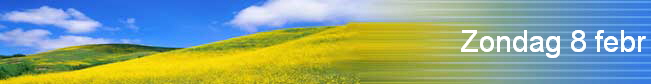 Zondag 8 febr